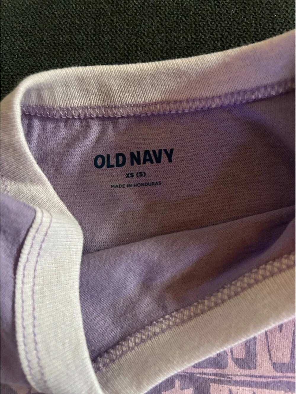 Old Navy Graphic Olivia Rodrigo Short Purple Sleeve T-Shirt, Size XS 5 - New